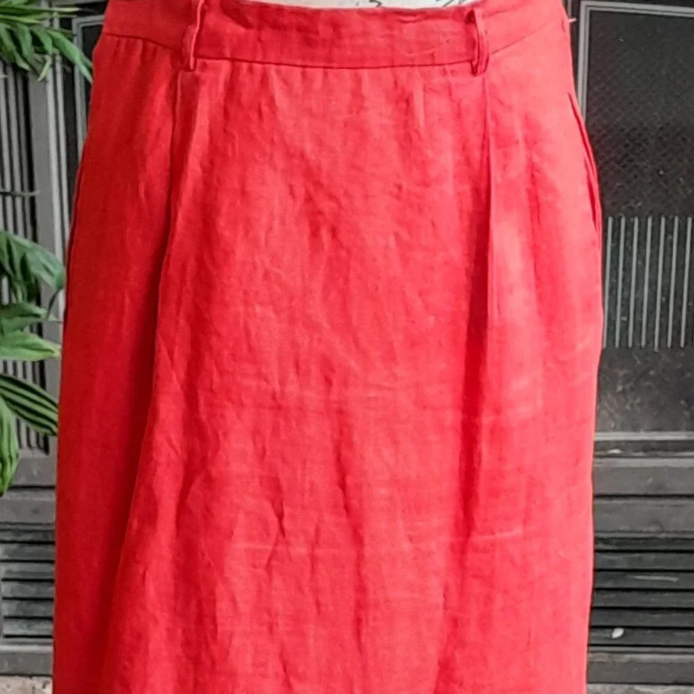 Vintage Jarrod's Linen Skirt - Picture 2 of 6
